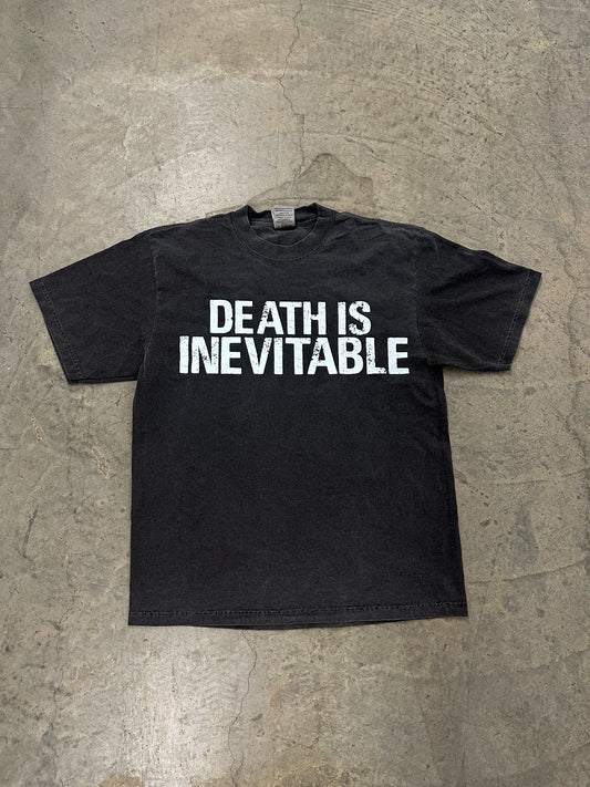 “ DEATH IS INEVITABLE “ ASH GREY TEE